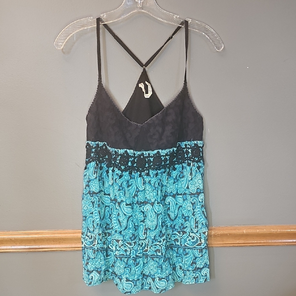 Free People Blue Camisole Top
